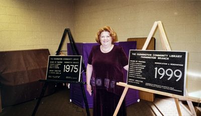 Bev Papai, Farmington Location Rededication (1999)